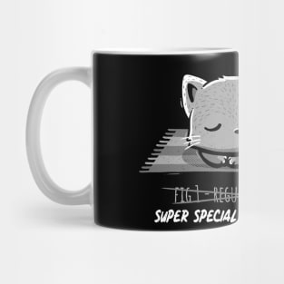 Not a Regular Domestic Cat Black Mug